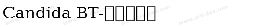Candida BT字体转换